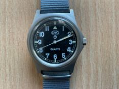 Rare 0552 CWC Royal Marines/Navy Service Watch, Nato Marks, Date 1990, Gulf War 1, New Batt/Strap