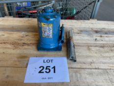 WEBER 12 TONNE HYDRAULIC JACK FROM MOD.