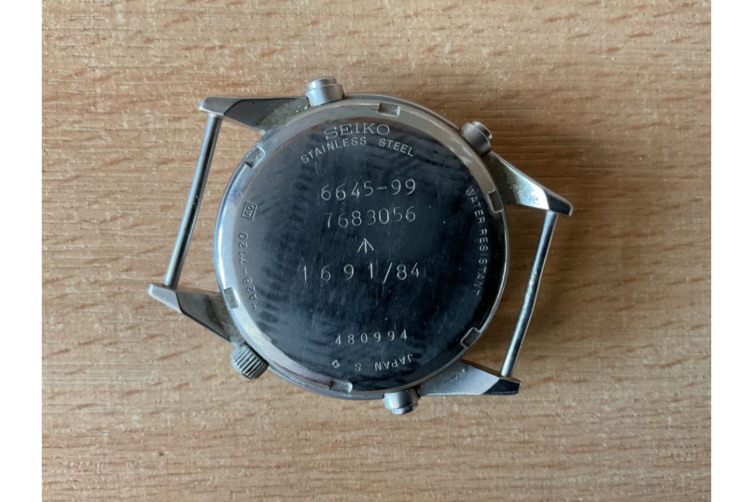 Rare Seiko Gen 1 Pilots Chrono RAF Harrier Force Issue, Nato Marks, Date 1984, Snº 1691 - Image 3 of 4