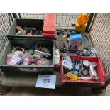 1X STILLAGE OF VEHICLE SPARS ETC FROM MOD.