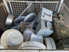 1x Stillage of British Army Cooking Equipment, from MOD