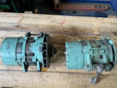 2x Land Rover FFR 28V 90 AMP Alternators, from MOD