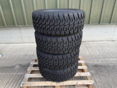 4 x Goodyear Wrangler 255/55 R19 MTR, as used on G4 Challenge RR Vehicles