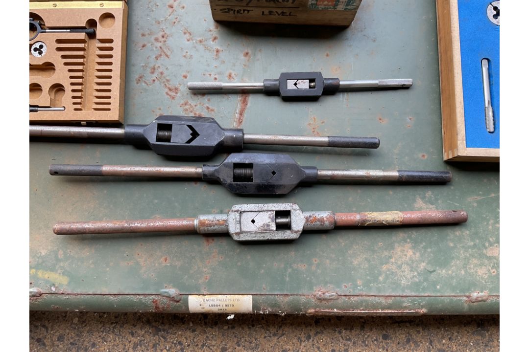 1x Stillage of Engineering Tools, Taps/Dies, Magnetic Clamps, Gauges etc, from MOD - Image 4 of 7
