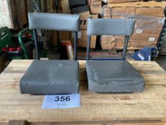 2x Land Rover FFR Operators Seats, from MOD