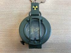 Stanley London British Army Brass Prismatic Compass, Nato Marks, from MOD