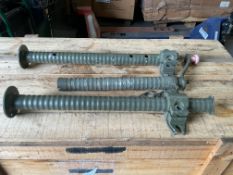 3x Land Rover Trailer Legs, from MOD