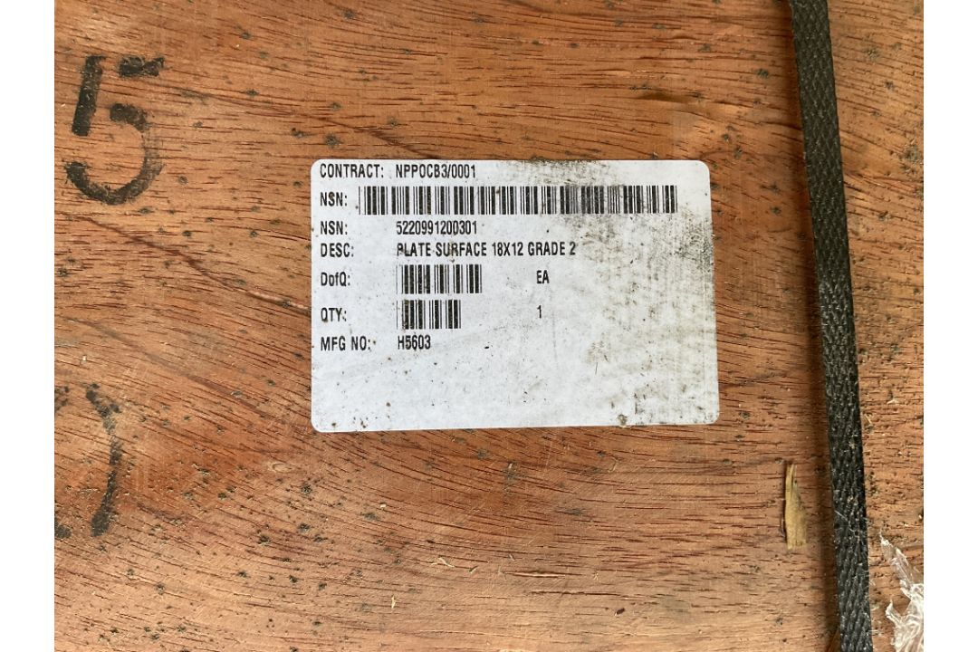 New Unissued Surface Plate 300x450x100mm, in Packing Case, from MOD - Image 3 of 3
