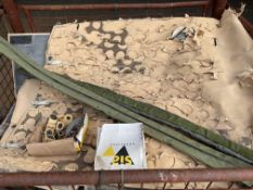 1x Stillage of Land Rover Barracuda Camo Kits, c/w Brackets etc, from MOD