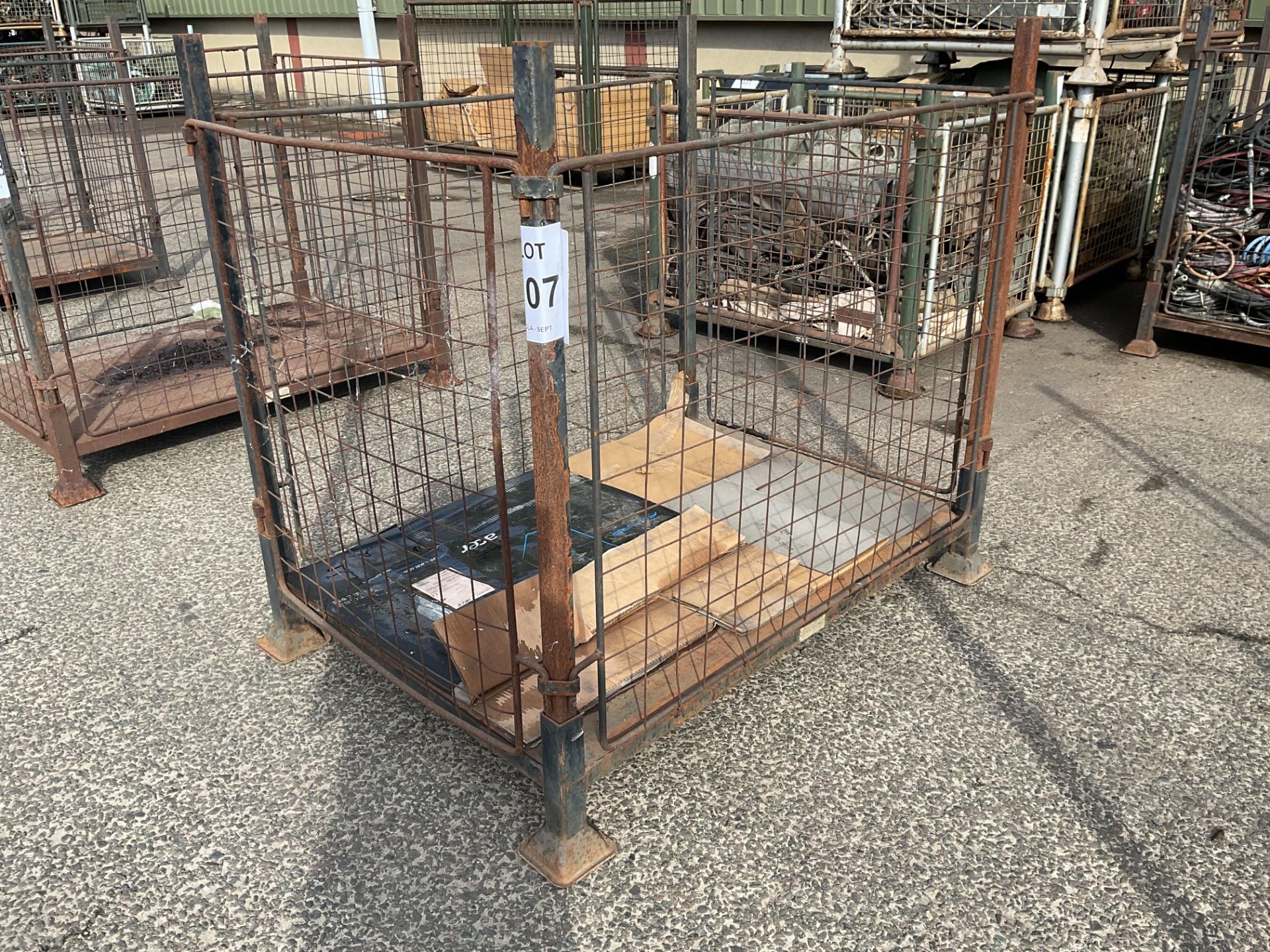 MOD Steel Stacking Stillage W/ Removable Posts & Sides