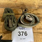 2x Land Rover 6ft 7/14T Winching Strops, from MOD