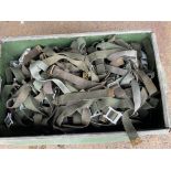 1x Crate of Approx. 200+ Rare Vehicle Webbing Equipment Straps, from MOD