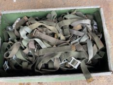 1x Crate of Approx. 200+ Rare Vehicle Webbing Equipment Straps, from MOD