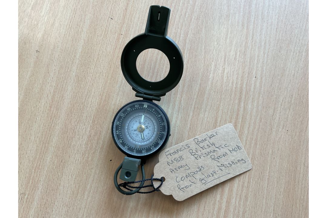 Francis Barker M88 British Army Prismatic Compass (Front Glass Missing) from MOD - Image 5 of 5