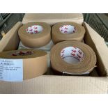 2 x Box of Scapa linen tape (32 Rolls) / 1x Box of Masking Tape (24 Rolls)