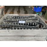 1X PAIR GENUINE UNISSUED HAGGLUNDS BV206 TRACKS FROM MOD IN PACKING CASE ( INCLUDED)