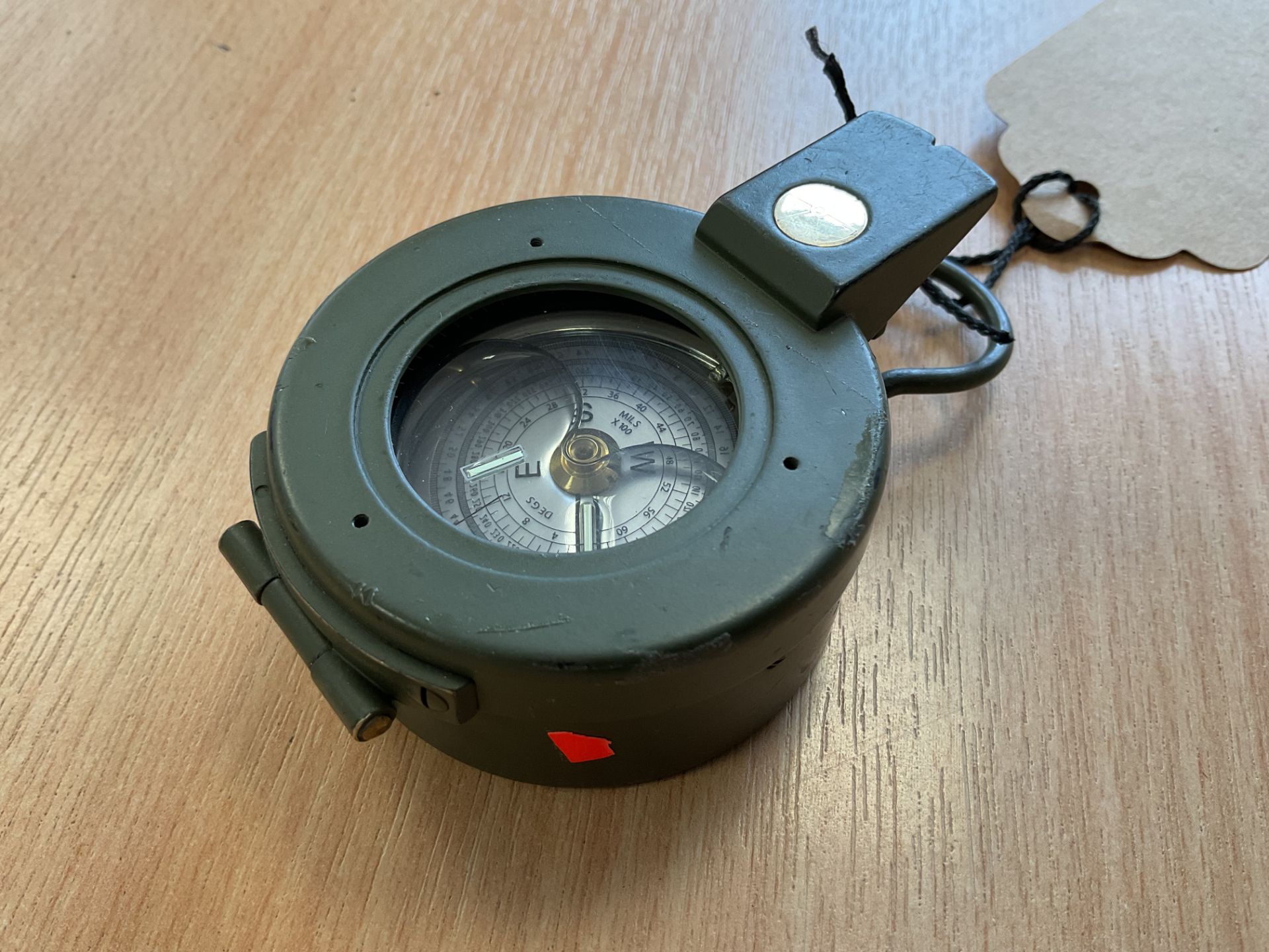 Francis Barker M88 British Army Prismatic Compass (Front Glass Missing) from MOD - Image 2 of 5