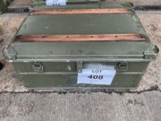 Aluminium Zarges Type Stacking Waterproof Transit Case Lockable with Handles, MOD