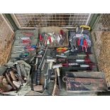 Stillage of Tools, Tool rolls, Tool Box. From MOD