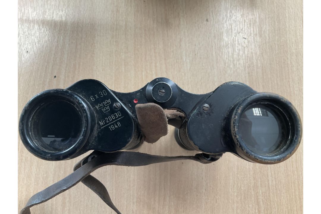 Pair of rare NIFE MILITARY BINO’S 6X 30 dated 1948 - Image 4 of 8