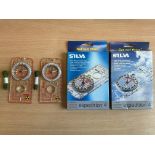 2x New Unissued Silva Compass Navigation 4 Military Issue, in Original Packing