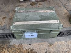 Aluminium Zarges Type Stacking Waterproof Transit Case Lockable with Handles, MOD