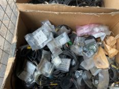1 x large Stillage of Clansman cables, leads etc. From MOD