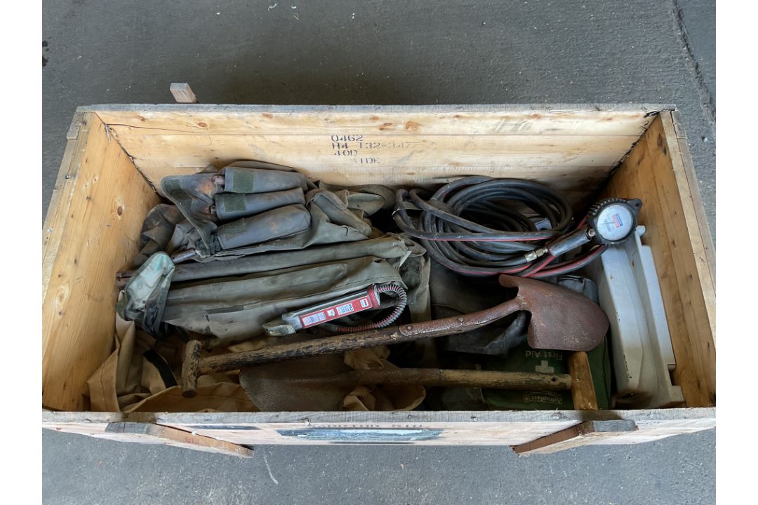 1x Wooden Crate of British Army FV / Vehicle CES Equipment, from MOD - CRATE INCLUDED - Image 1 of 5