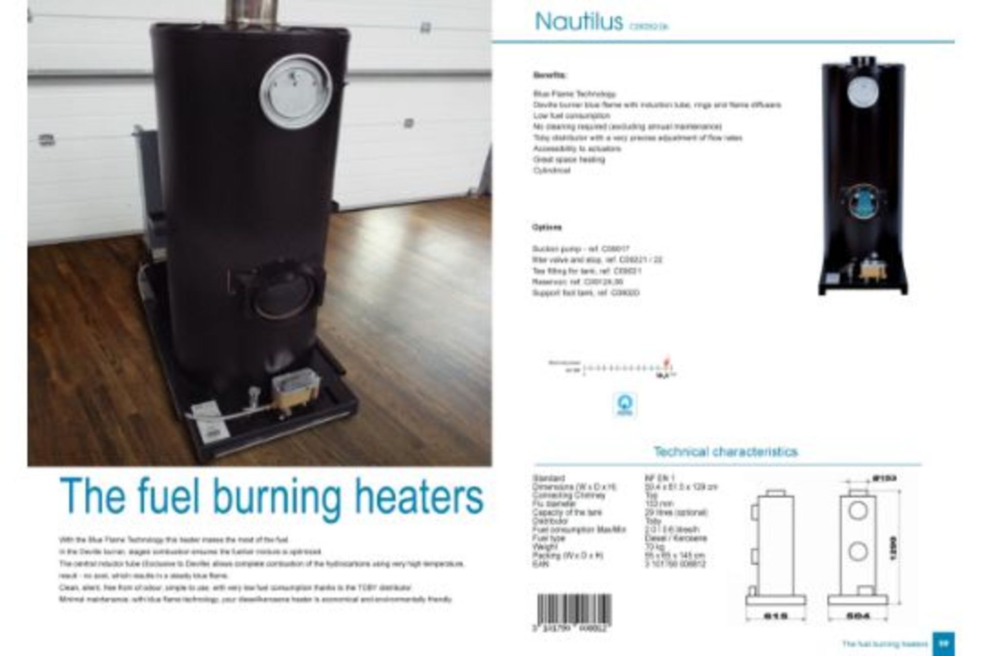 Unissued Deville Multi-Fuel Heater from Nato Reserve Stocks - Image 18 of 18