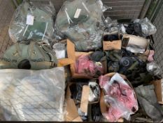 1x Stillage of Clansman Radio Equipment inc 349 Headsets, Covers, Headset Spares etc