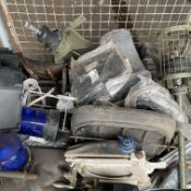 1x Stillage of Land Rover/CVRT Spares inc Seats, Antennas, Beacons etc from MOD