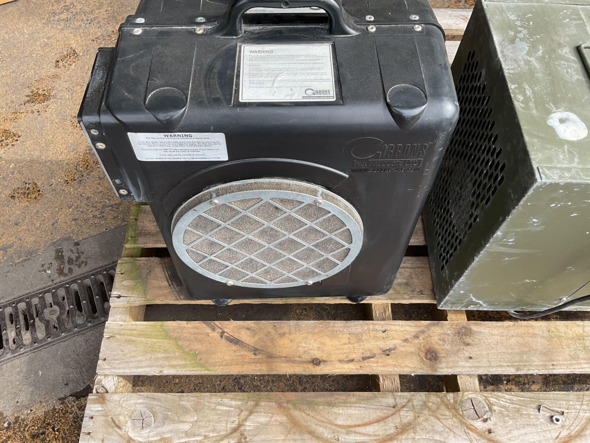 2x Gibbons Air Blowers for Inflating Portable Buildings etc, from MOD - Image 4 of 6