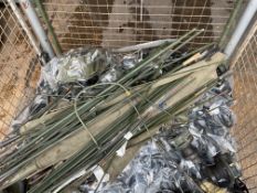 Stillage of Clansman Radio equipment inc antennas, rods etc. From MOD