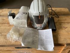 New Unissued Airstream Hazard Helmet AH4A, c/w Battery Pack, Charger etc, from MOD