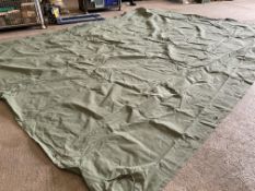 NEW UNISSUED 15 ft X 18 ft TARPAULIN SHEET FROM MOD.