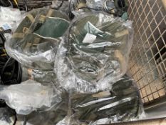 Stillage of Clansman Radio equipment inc cables, leads etc. From MOD