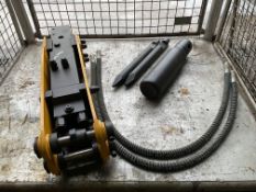 New Unissued Hydraulic Hammer for Mini Excavator c/w Accessories