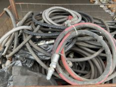 1x Large Stillage of Quick Fit Hydraulic Hoses, Quantity Unknown, from MOD
