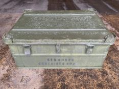 Aluminium Zarges Type Stacking Waterproof Transit Case, from MOD