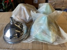 4x New Unissued Industrial Light Fittings, from MOD