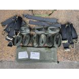 1x British Army Unissued Tie Down Ratchet Strap Kits, in Bag
