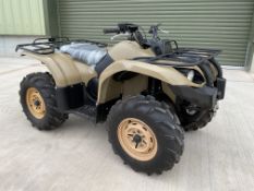 Yamaha Grizzly 450 4x4 ATV Quad Bike Recently released from U.K. MOD 617 hrs only