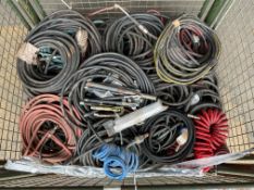 1x Stillage of Tyre Inflators, Air Lines, Gauges etc, from MOD - Qty Unknown