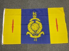 41 Commando Royal Marines Flag - 5ft x 3ft with Brass Eyelets.
