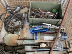 1x Stillage of Tools, Sights, Nato Jump Lead, Jacks etc