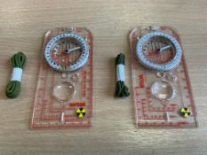 2x New Unissued Silva Compass Navigation 4 Military Issue, in Original Packing