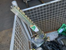 1x Stillage of Load Straps, High Lift Jack (Unissued), Pins, Seat Belts etc, from MOD