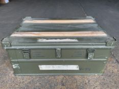 New Unissued Aluminium Zarges Type Stacking Waterproof Transit Case, from MOD