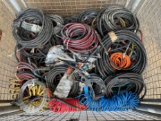 1x Stillage of Tyre Inflators, Air Lines, Gauges etc, from MOD - Qty Unknown