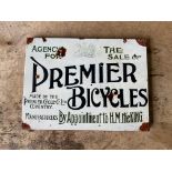 Premier Bicycles Sign - 40cm x 30cm